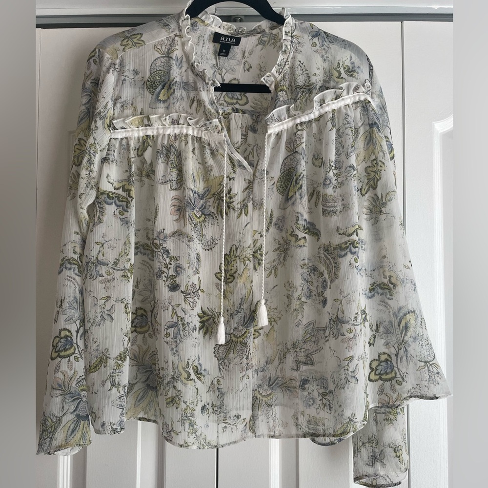 Sheer boho blouse